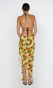 Fiore Wrap Skirt by Bec +Bridge in citrus rose