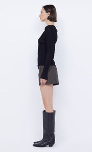 Nolan Mini Skirt in Bronze by Bec + Bridge