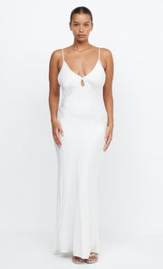 Paradise Beaded Maxi Bridal Dress in White by Bec + Bridge