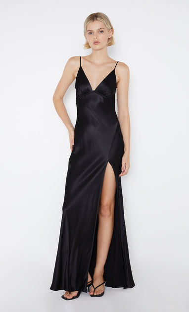 rose gold dresses for women Ball Gown Prom Dress – Rosies Closet Color:7 THE SS26 COLLECTION Corduroy Wrap Dress, Black