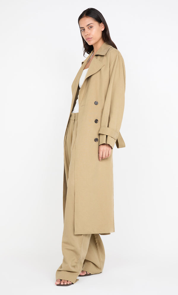 CAMERON TRENCH COAT - CAMEL