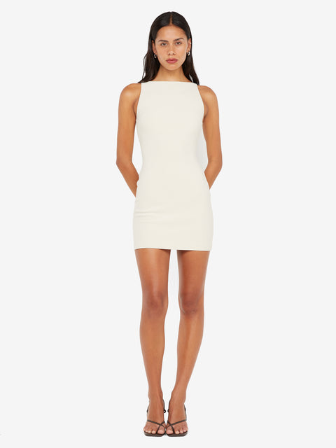 CLOVER MINI DRESS - VANILLA BEAN
