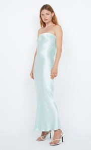 MOON DANCE STRAPLESS DRESS - MINT