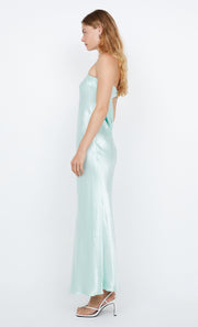 MOON DANCE STRAPLESS DRESS - MINT