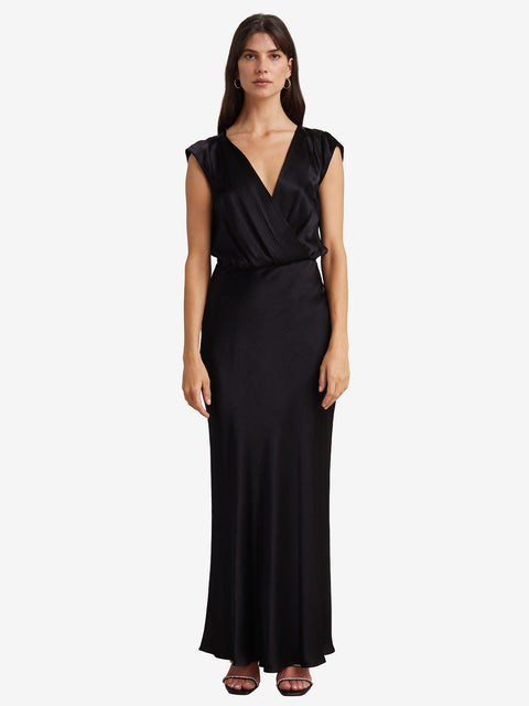 MOON DANCE MAXI DRESS - BLACK