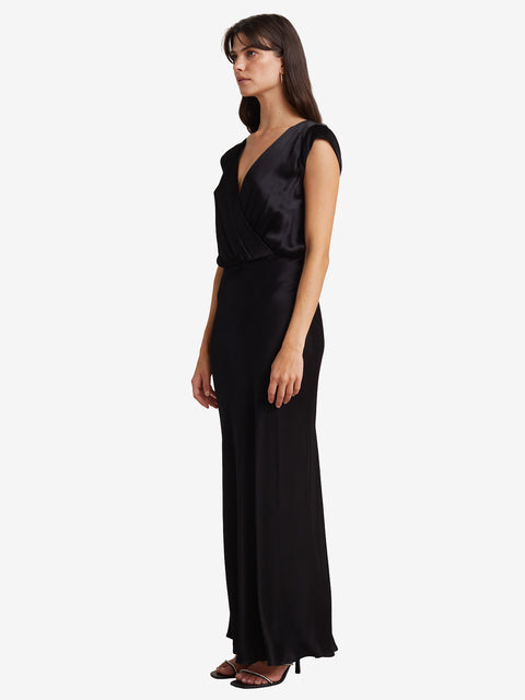 MOON DANCE MAXI DRESS - BLACK