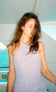 DELILAH HALTER MAXI DRESS - WISTERIA