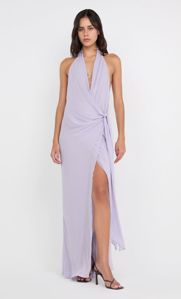SONEVA WRAP DRESS - WISTERIA