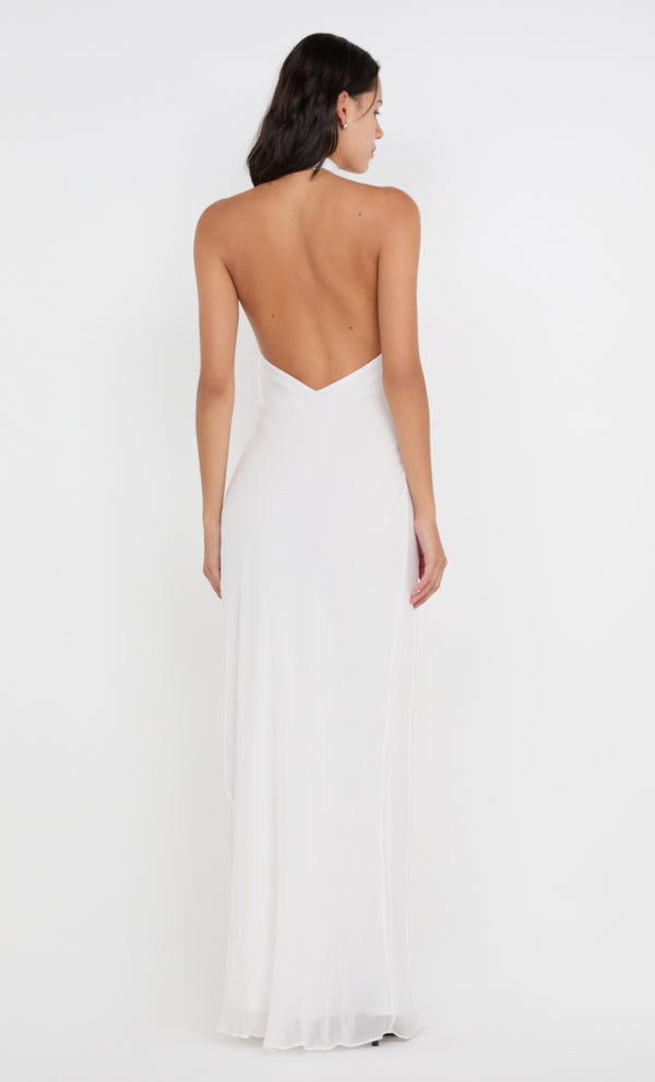 SONEVA WRAP DRESS - IVORY
