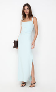 LEORA TUCK MAXI DRESS - ARCTIC BLUE