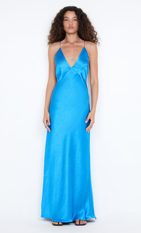 ARIAHN MAXI DRESS - MID BLUE