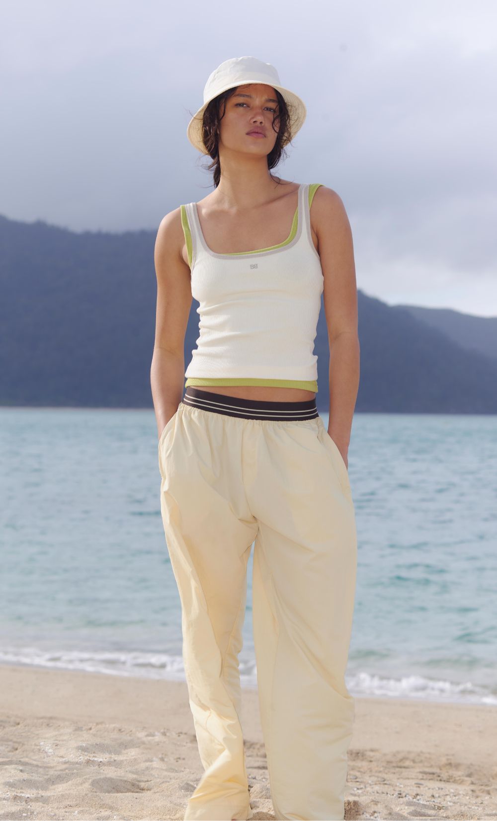 JERRI WIDE LEG PANT - BUTTER