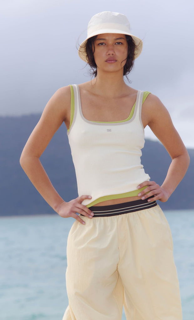 JERRI WIDE LEG PANT - BUTTER