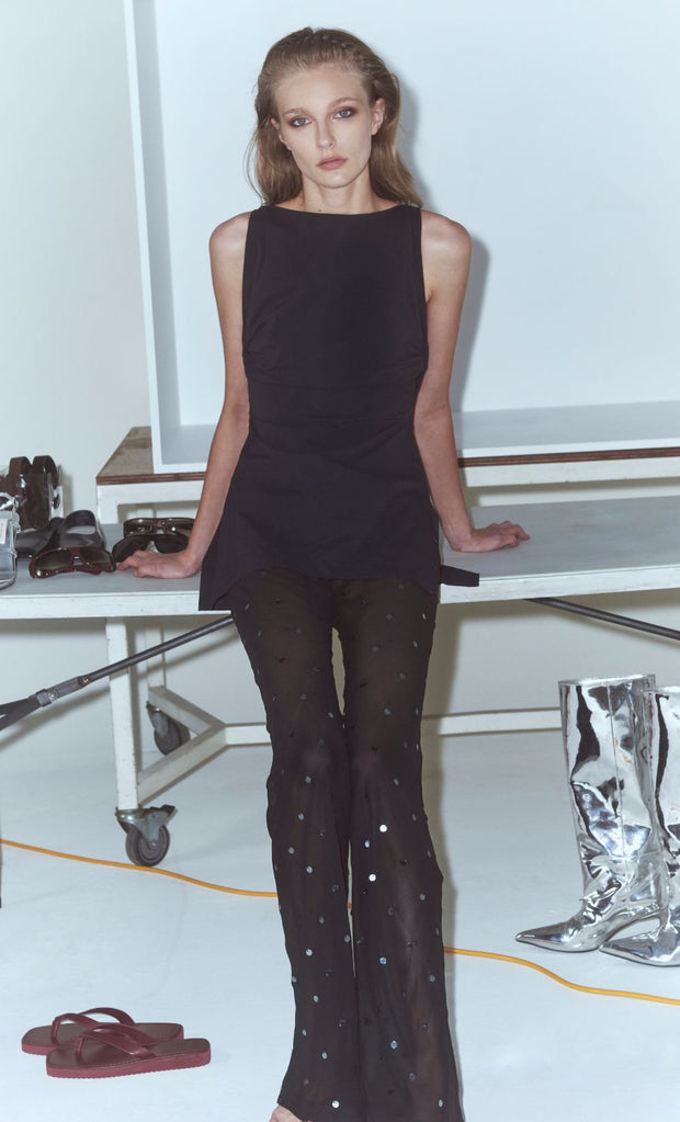 ARIELLE PANT - BLACK SEQUIN