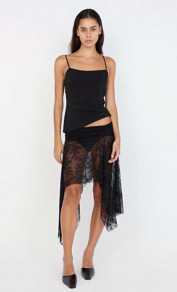 SILK CAMI - BLACK