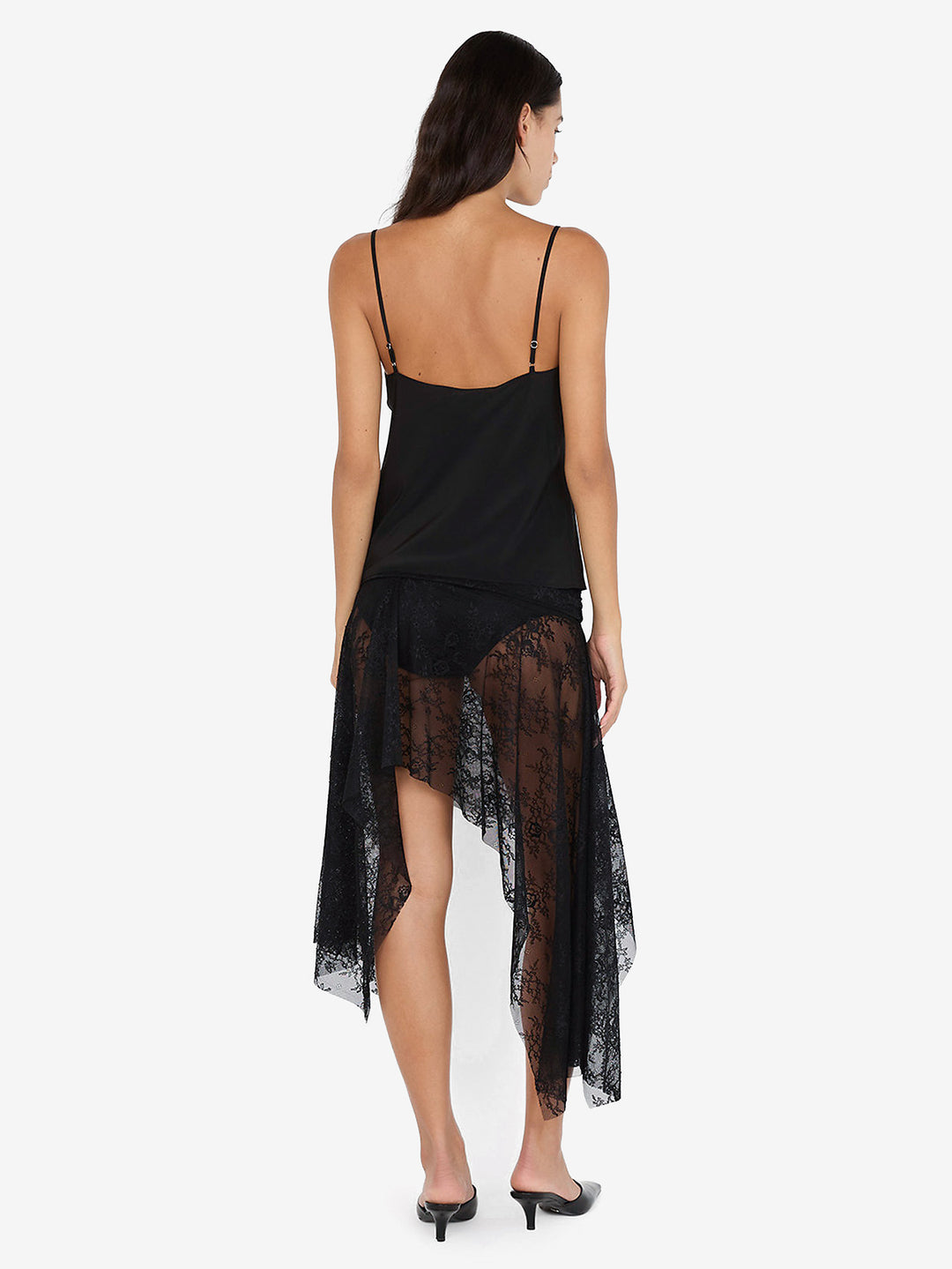 SILK CAMI - BLACK