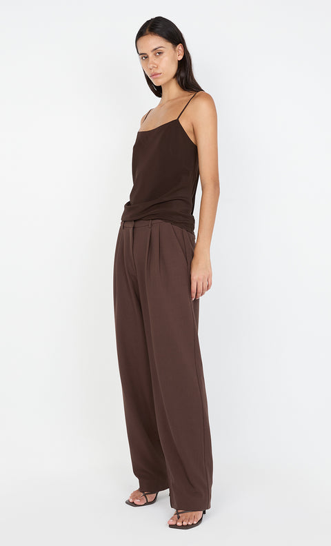 SILK CAMI - CHOC
