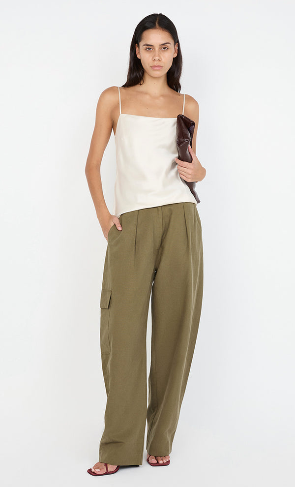 SILK CAMI - CREAM