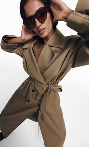 NATICE TRENCH COAT - DUNE