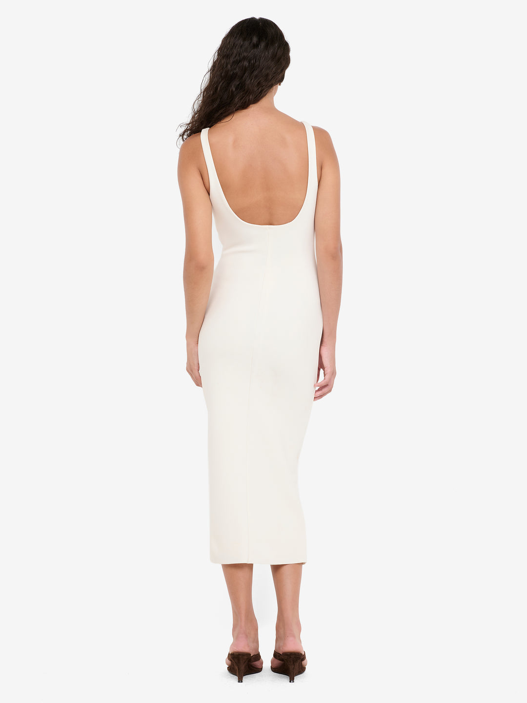 BE MINE SQUARE NECK DRESS - IVORY