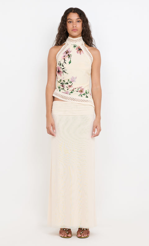 EVA MAXI SKIRT - SNOW