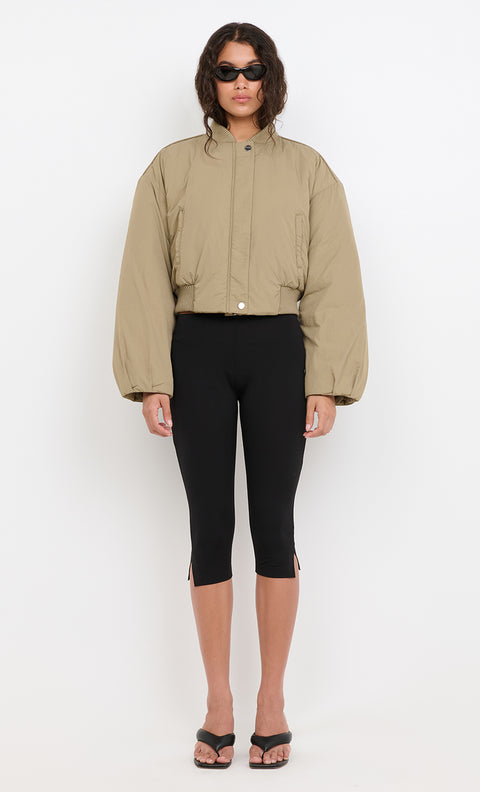 BASTIEN BOMBER JACKET - TAUPEE
