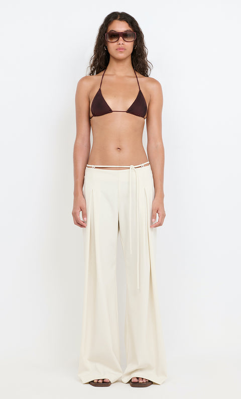 DEVYN BEADED PANT - CREAM