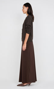 RUMI CREW CARDI - TWIG