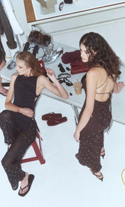 ARIELLE PANT - BLACK SEQUIN