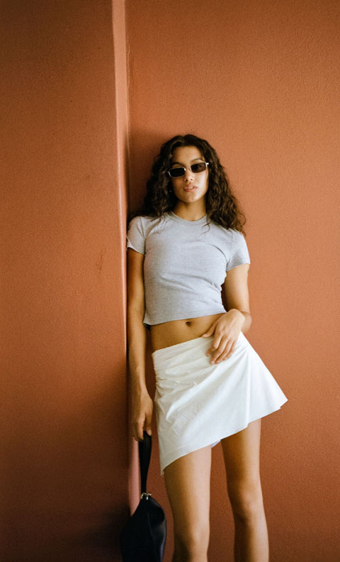 MARCELINE MINI SKIRT - CREAM