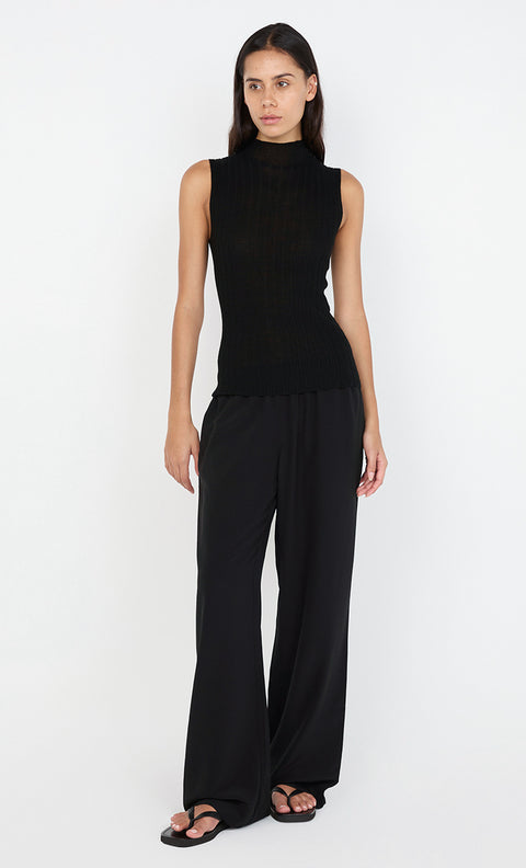 SILK PANT - BLACK