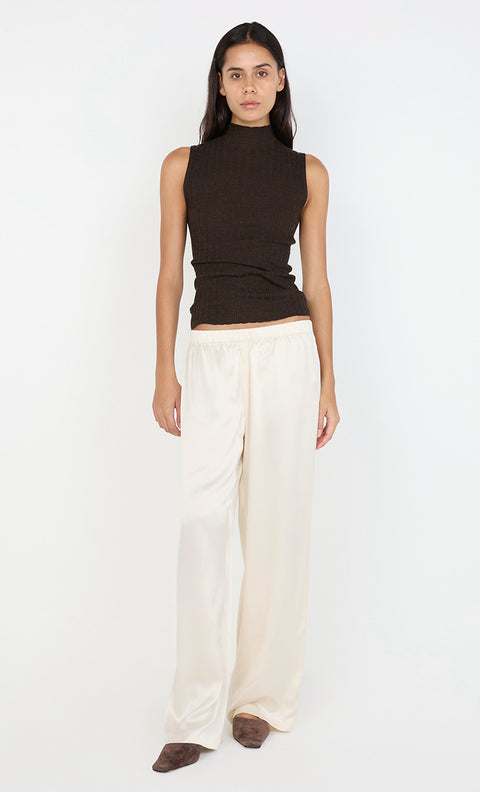 SILK PANT - CREAM