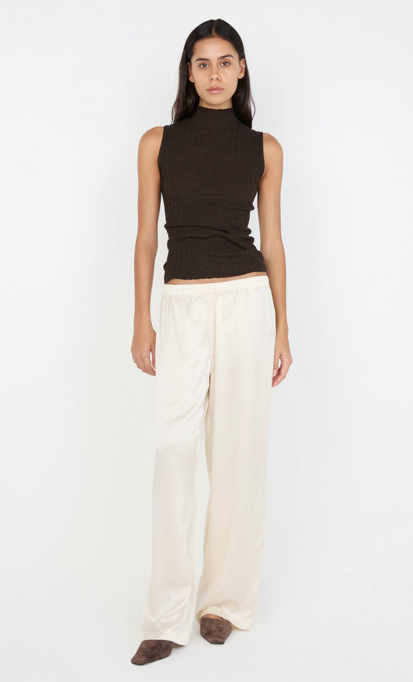 SILK PANT - CREAM