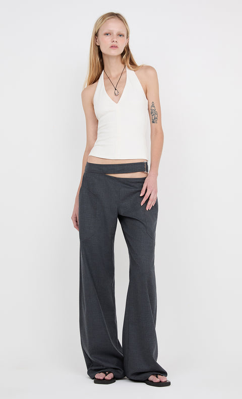 TOMMI TAILORED PANT - CHARCOAL