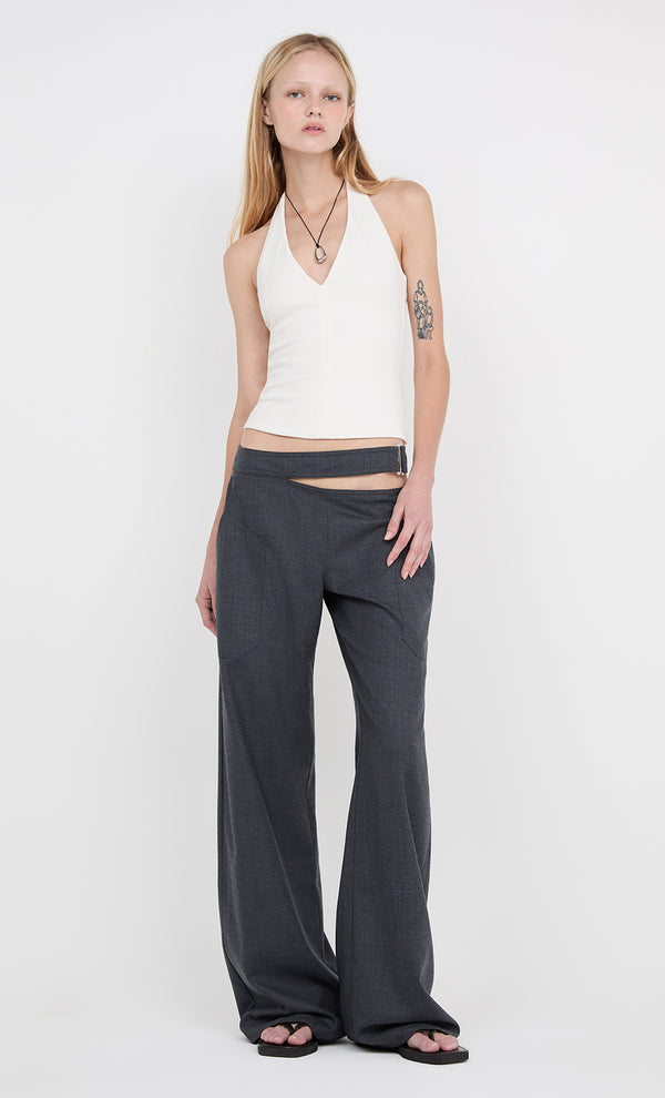 TOMMI TAILORED PANT - CHARCOAL