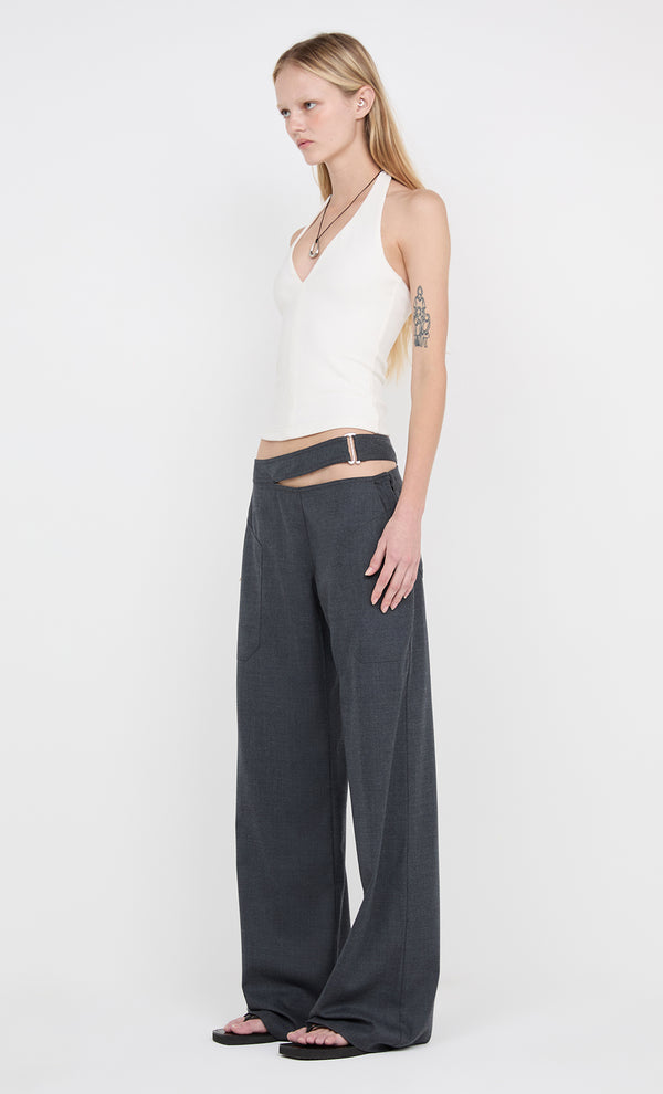 TOMMI TAILORED PANT - CHARCOAL