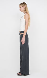 IONE HALTER TOP - IVORY