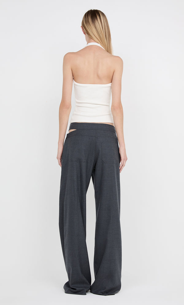 IONE HALTER TOP - IVORY