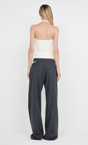 IONE HALTER TOP - IVORY