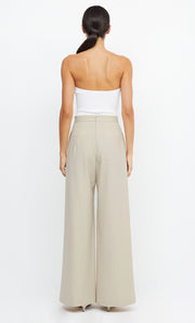 LAUREL WIDE LEG PANT - BONE