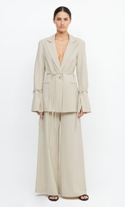 LAUREL TIE BLAZER - BONE