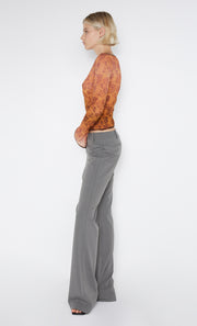 FLEUR DE LIS LONG SLEEVE TOP - FLEUR