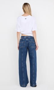 PIP WASHED TEE - WHITE
