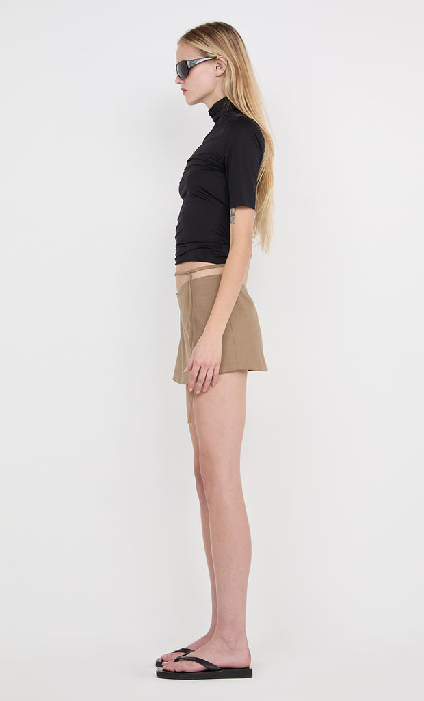 VIDA SKIVVY TOP - BLACK