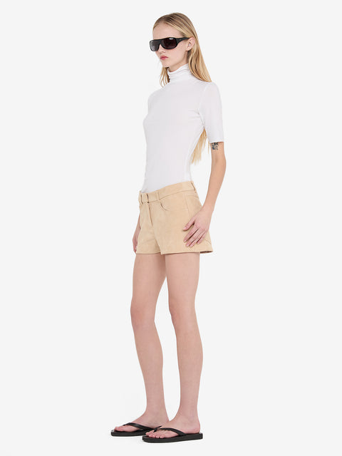 LYON MINI SHORT - NOUGAT