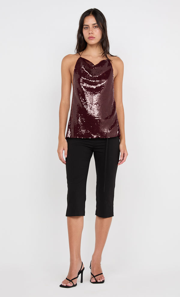 DAFINE CAPRI PANT  - BLACK
