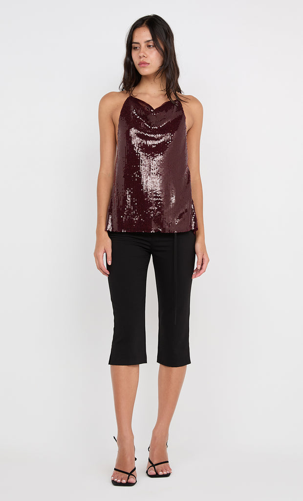 DAFINE CAPRI PANT  - BLACK