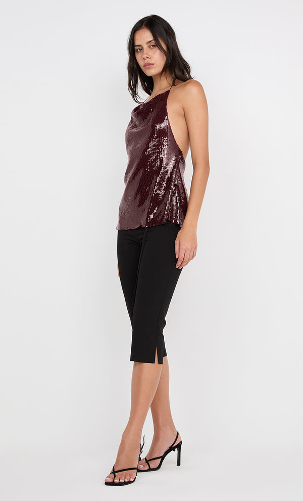 DAFINE CAPRI PANT  - BLACK