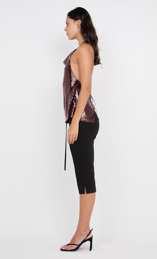DAFINE CAPRI PANT  - BLACK