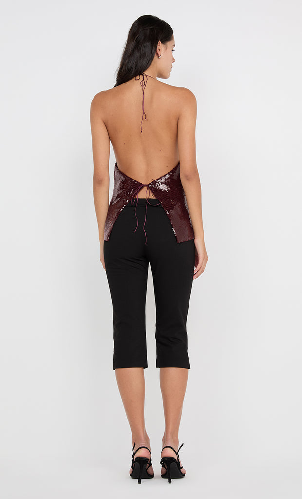 DAFINE CAPRI PANT  - BLACK